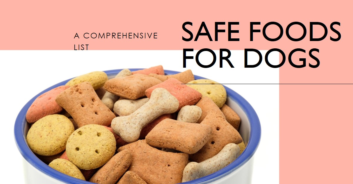 List of foods safe for dogs