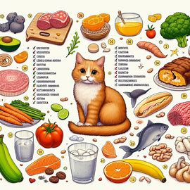 Printable List of Toxic Foods for Cats