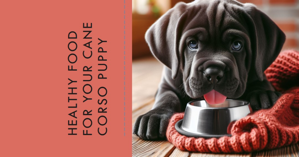 Best dog food for cane corso