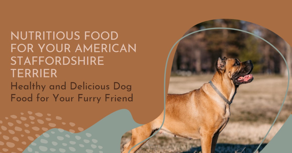 Best dog food brand for American Staffordshire terrier