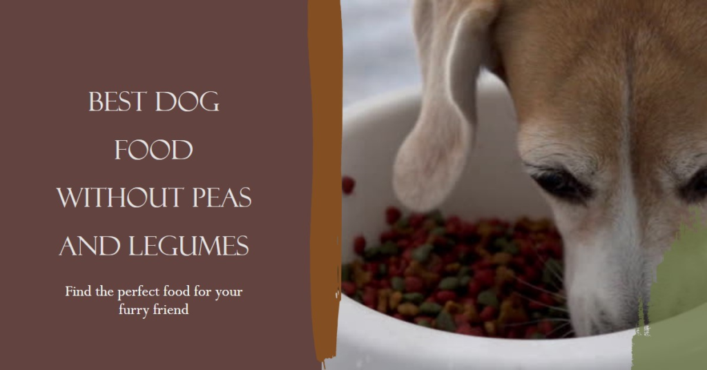 Dog Food Without Peas or Legumes