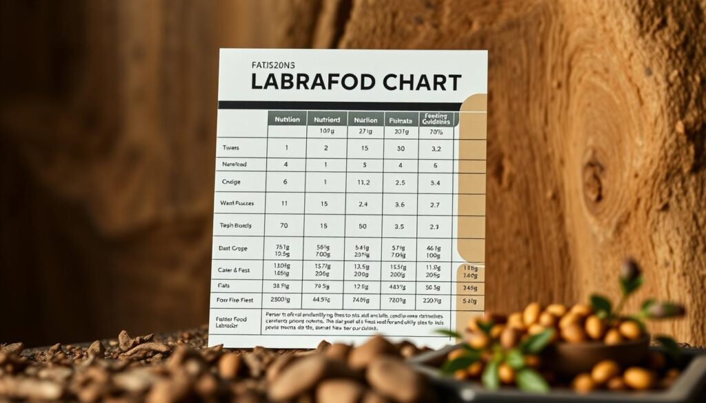 Lab Dog Food Chart