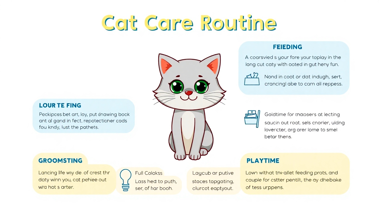 Printable Cat Care Routine