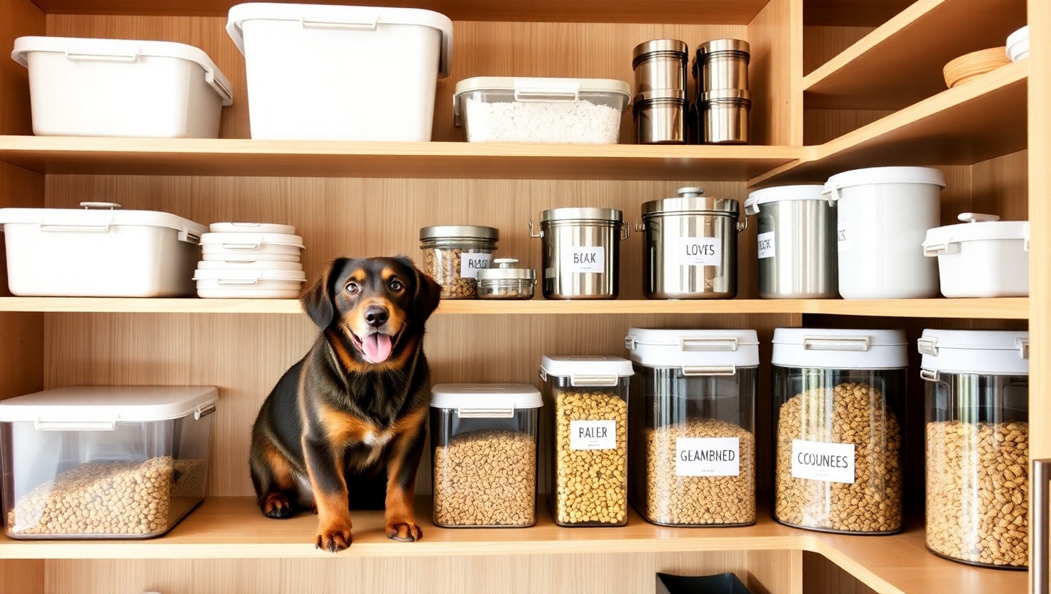Dog Food Storage Containers for Pantry
