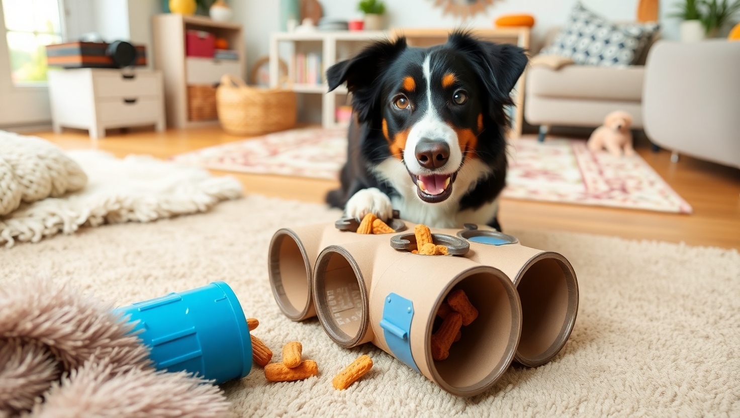 DIY Dog Puzzle Toys