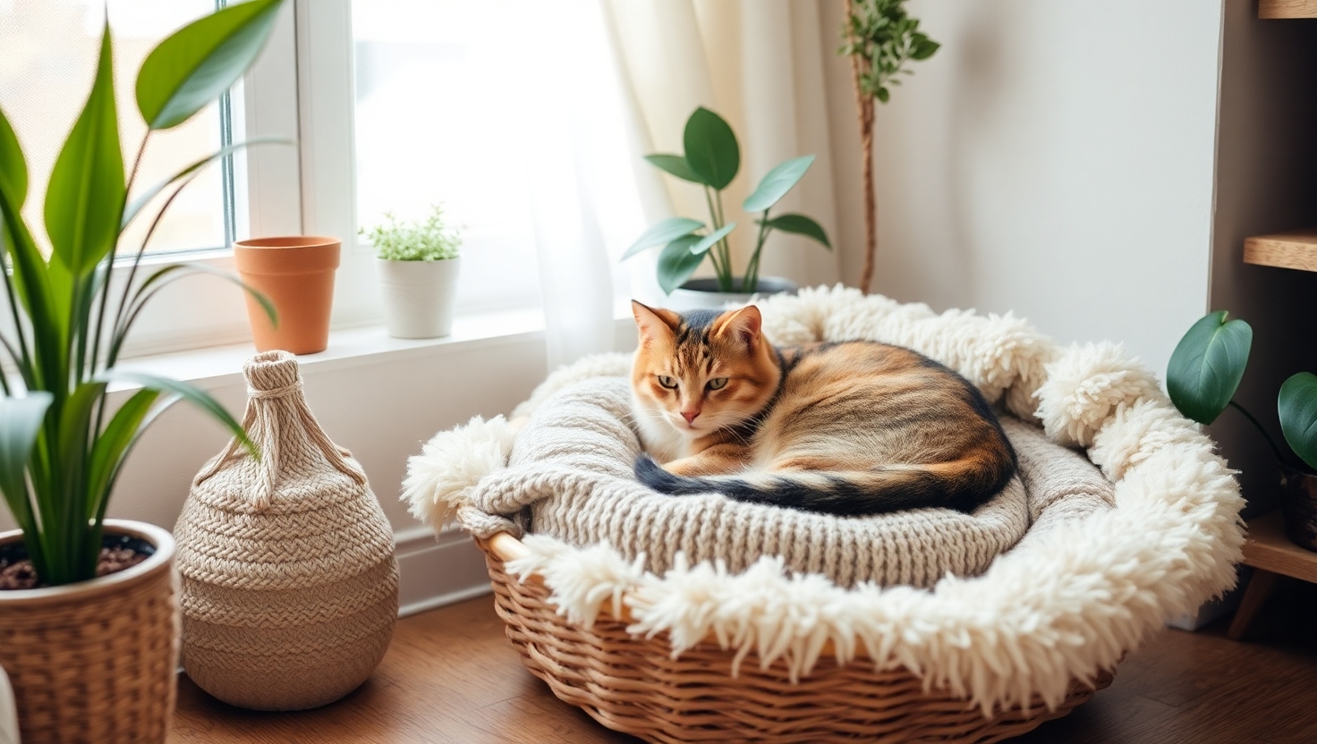 Comfy DIY Cat Bed