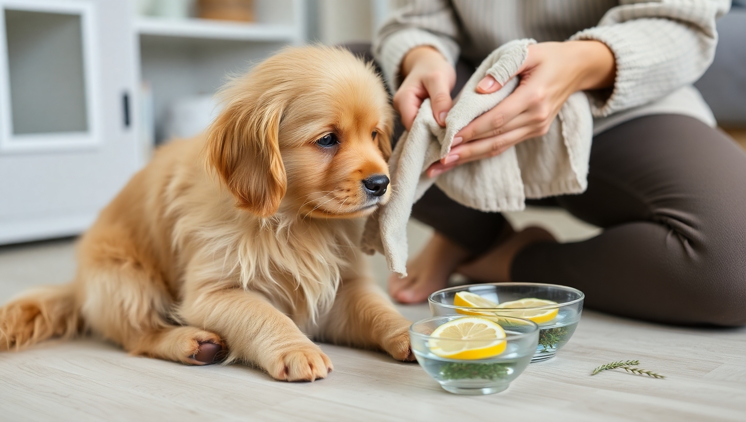 How to Clean Dog Paws Naturally