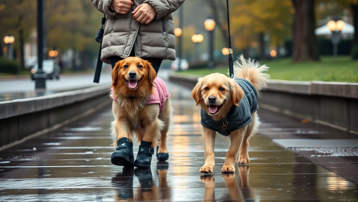 Dog Walking Tips for Rainy Days
