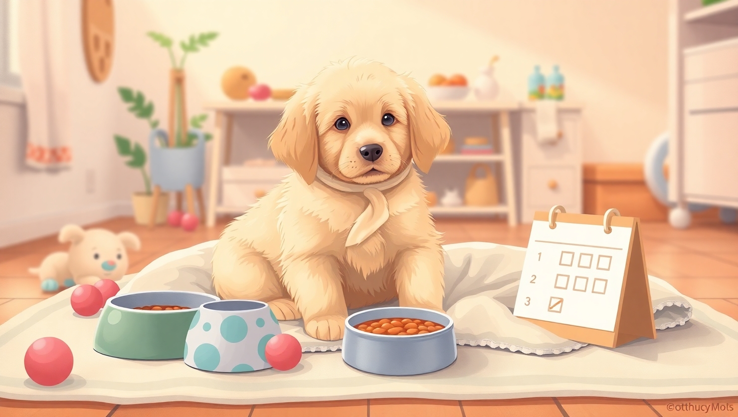 8 Week Puppy Schedule