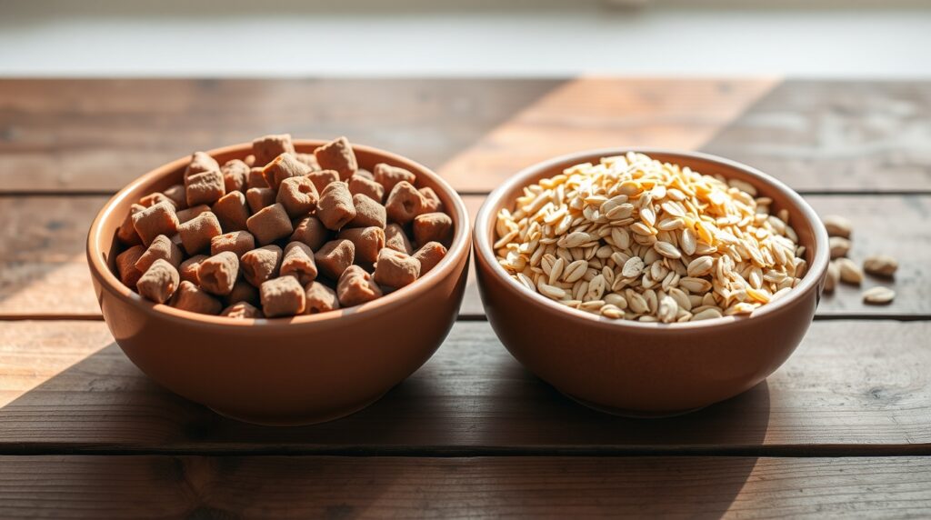 omparison of grain-free and grain-inclusive dog food options for Vizsla puppie
