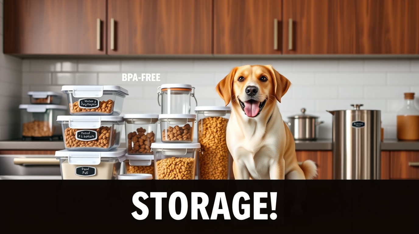 Top BPA-free Dog Food Storage