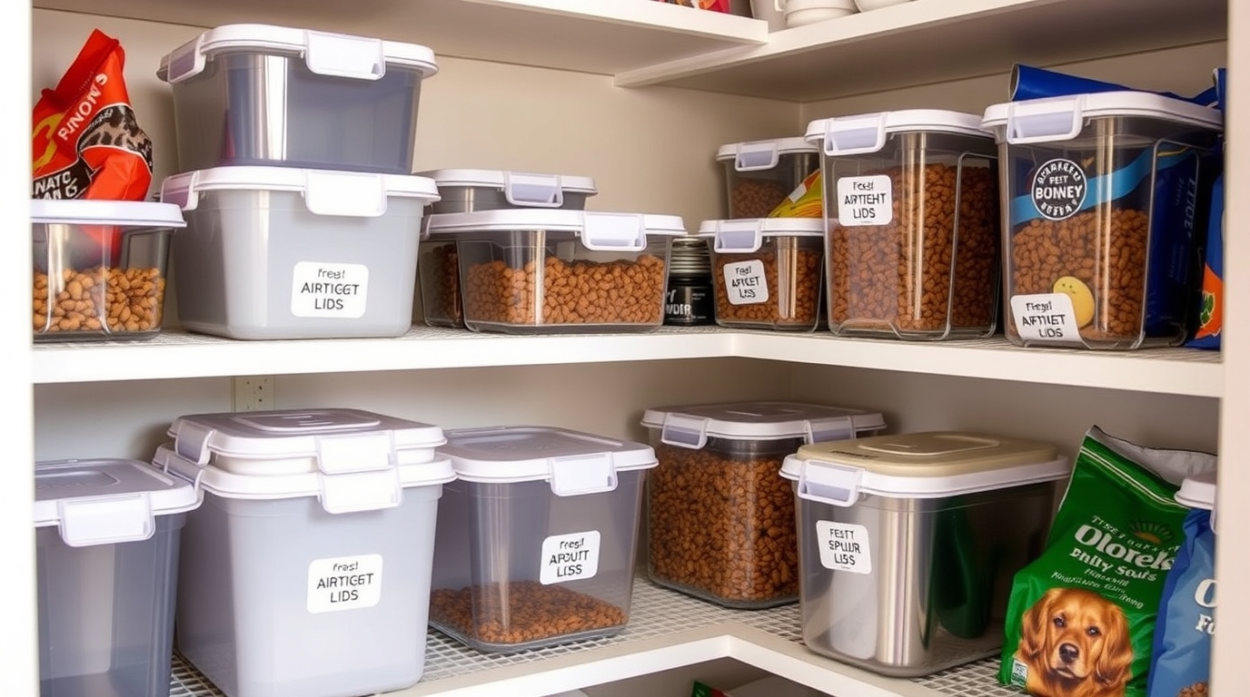 Top Dog Food Storage Containers for Pantry