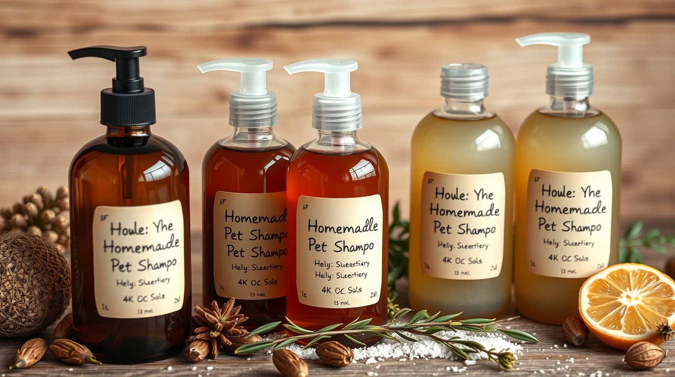 Homemade Pet Shampoo Recipes