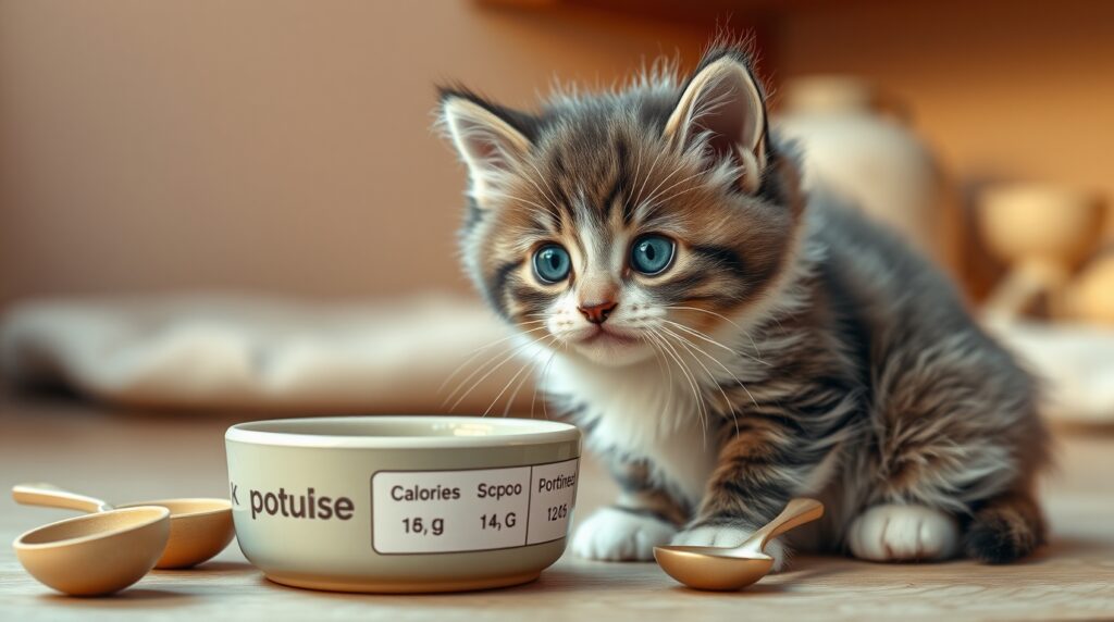 Male Cat Feeding Chart by Age