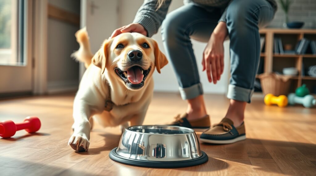 Labrador Diet Chart by Weight