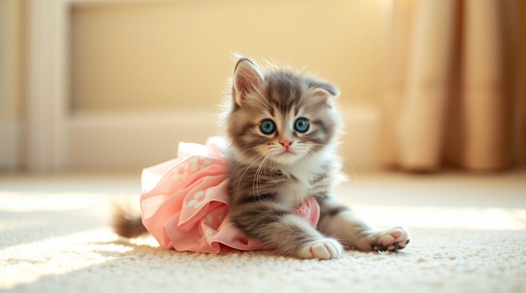 Cat Clothes Size Chart by Age