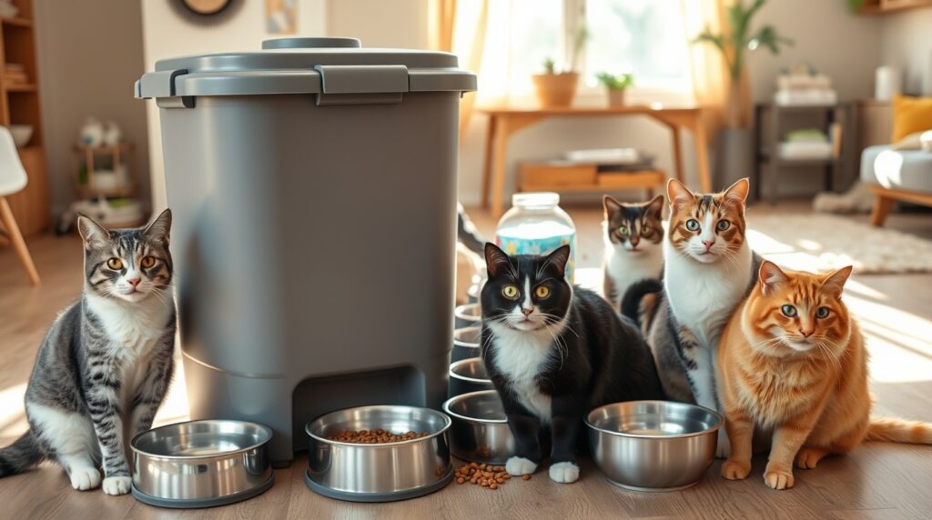 How Large Should a Cat Food Container Be?
