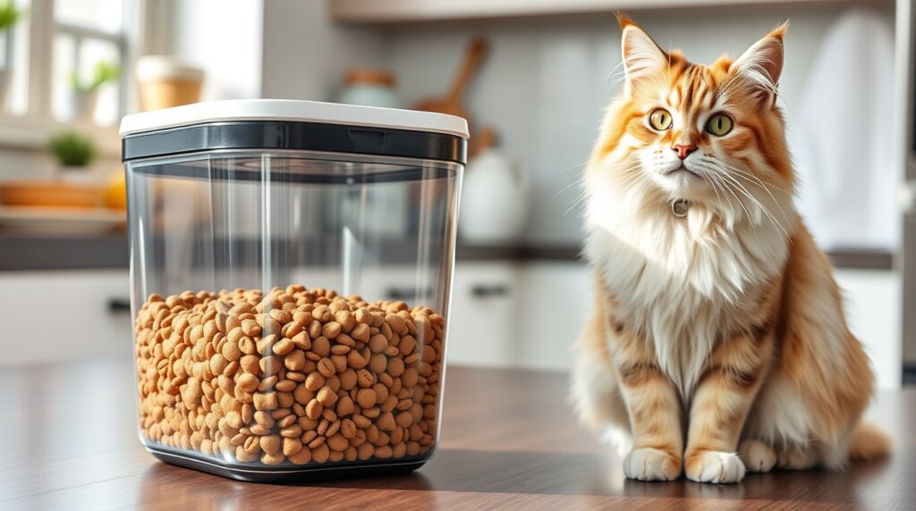 Features to Look for in the Best Cat Food Container