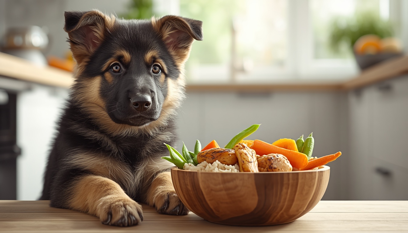 Homemade Food for German Shepherd Puppy