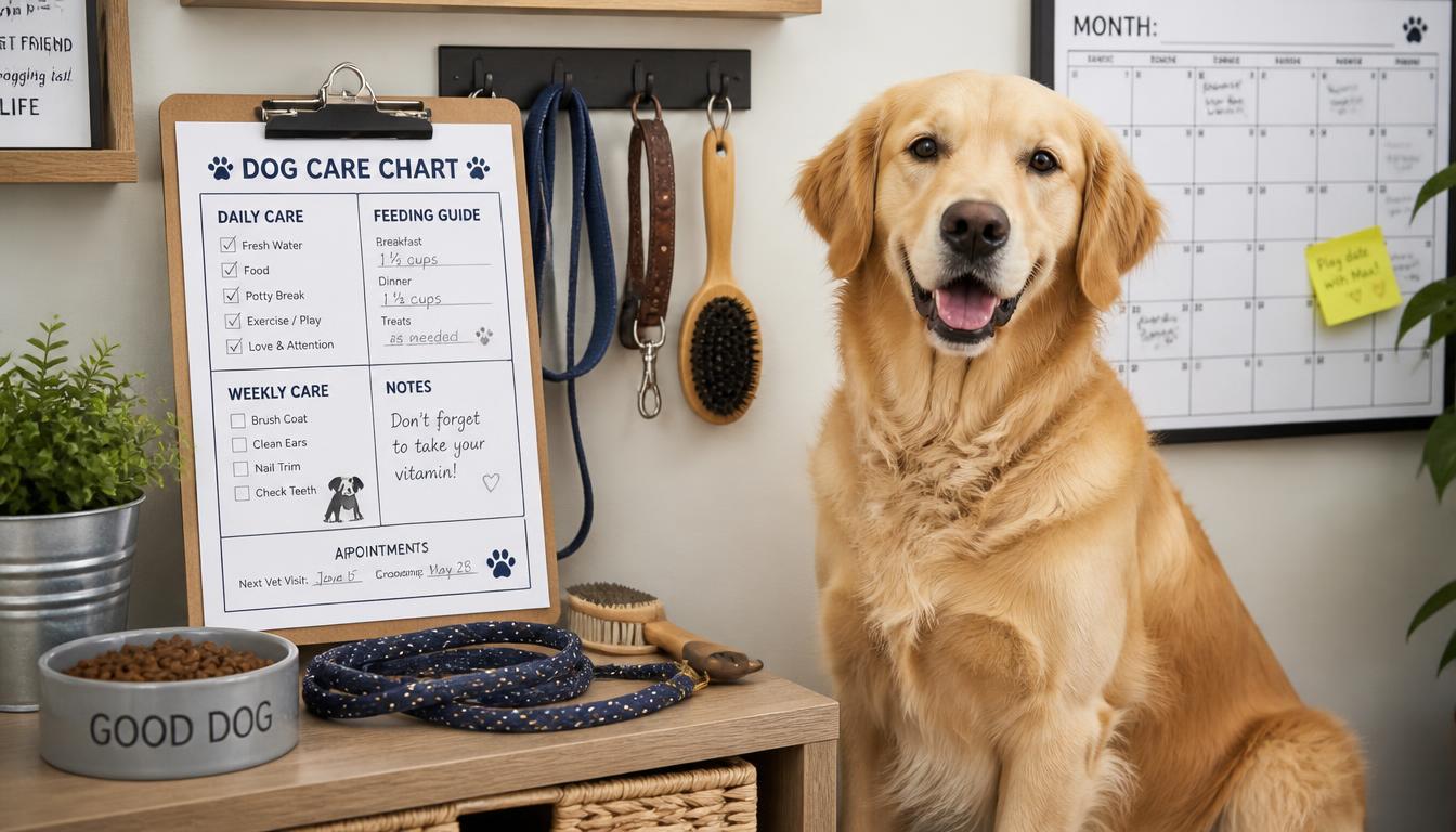 Printable Dog Care Chart