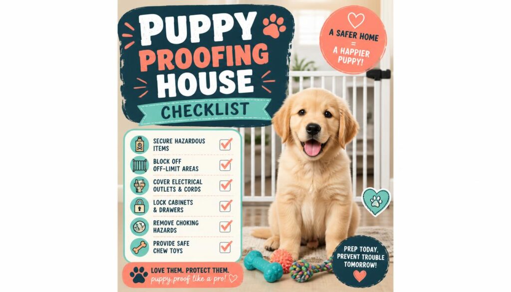 Home Office Puppy Proofing Checklist