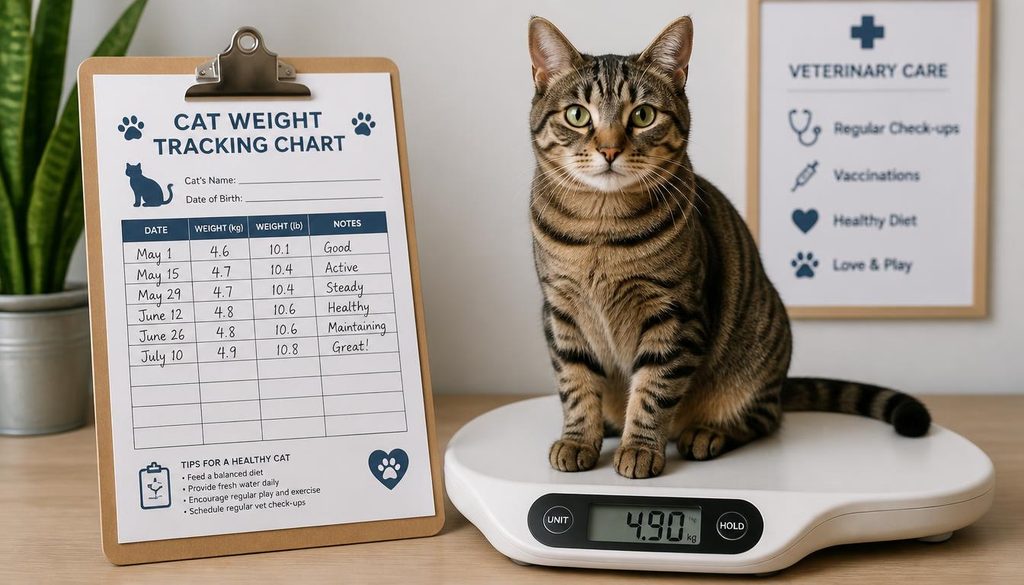 Printable Monthly Cat Food Care Template