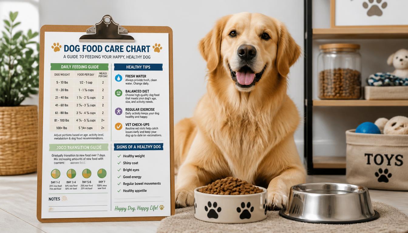 Printable Dog Food Care PDF