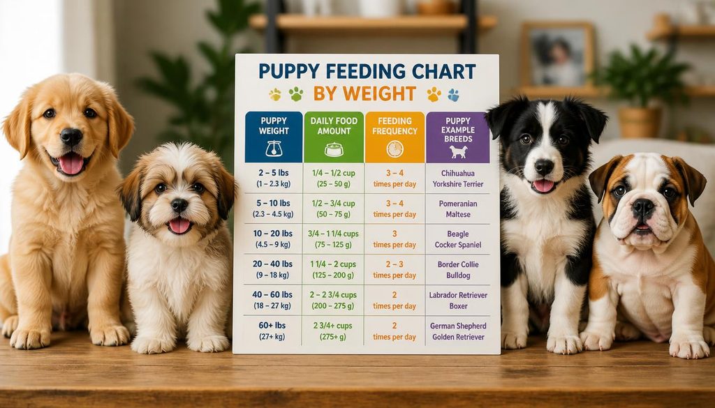 Puppy Feeding Calculator Formula