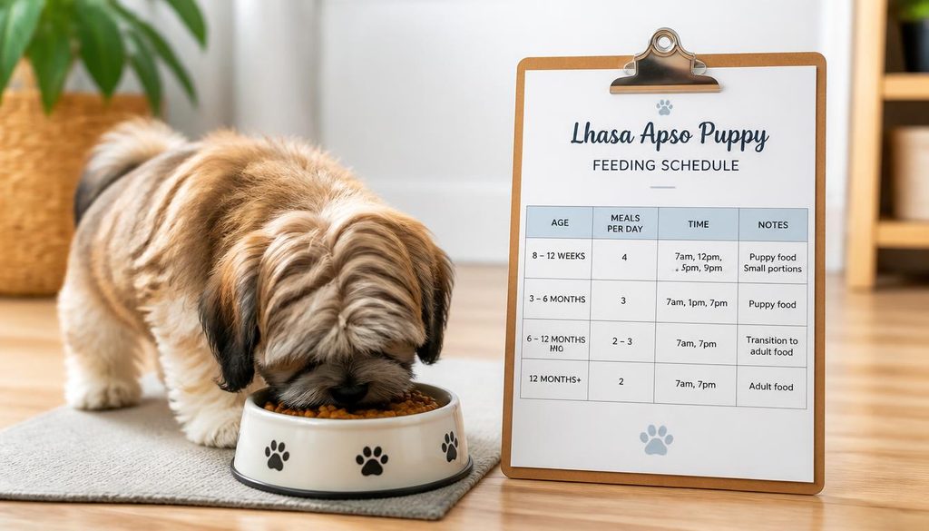 Lhasa Apso Puppy Food Chart