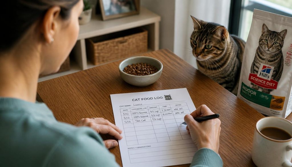Printable Cat Food Sheet