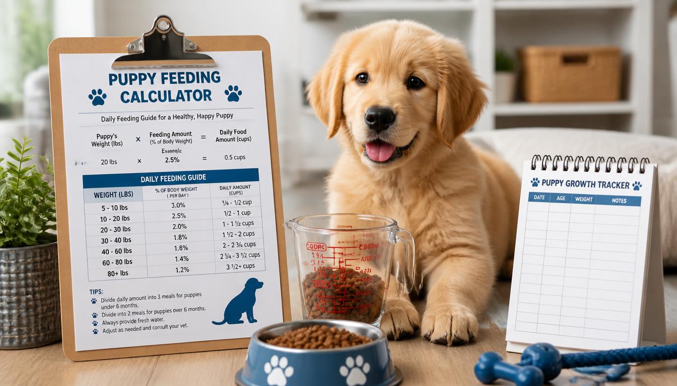 Puppy Feeding Calculator by Weight