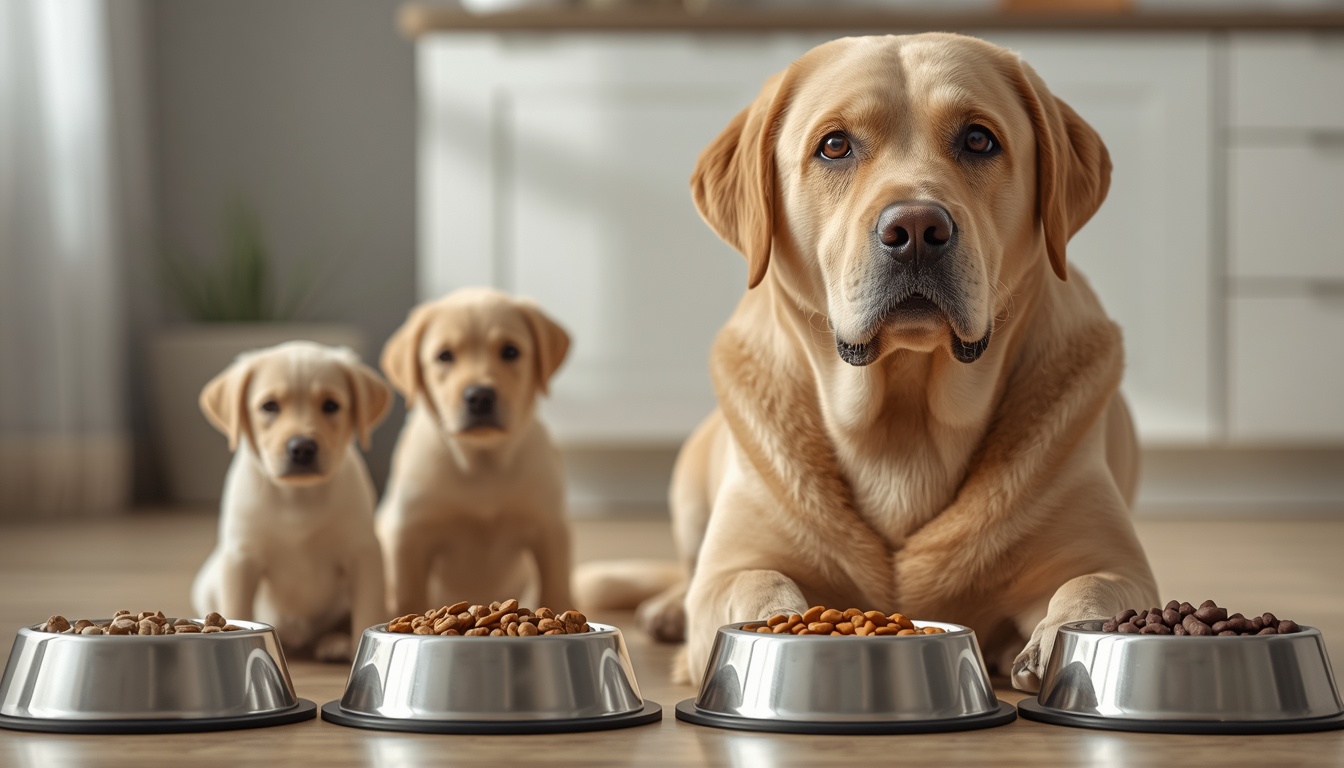 Labrador Feeding Chart by Age